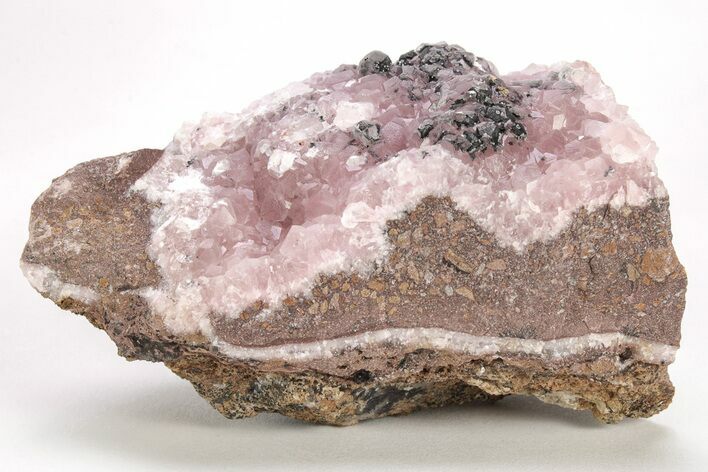 Cobaltoan Calcite Crystal Cluster - Bou Azzer, Morocco #215050